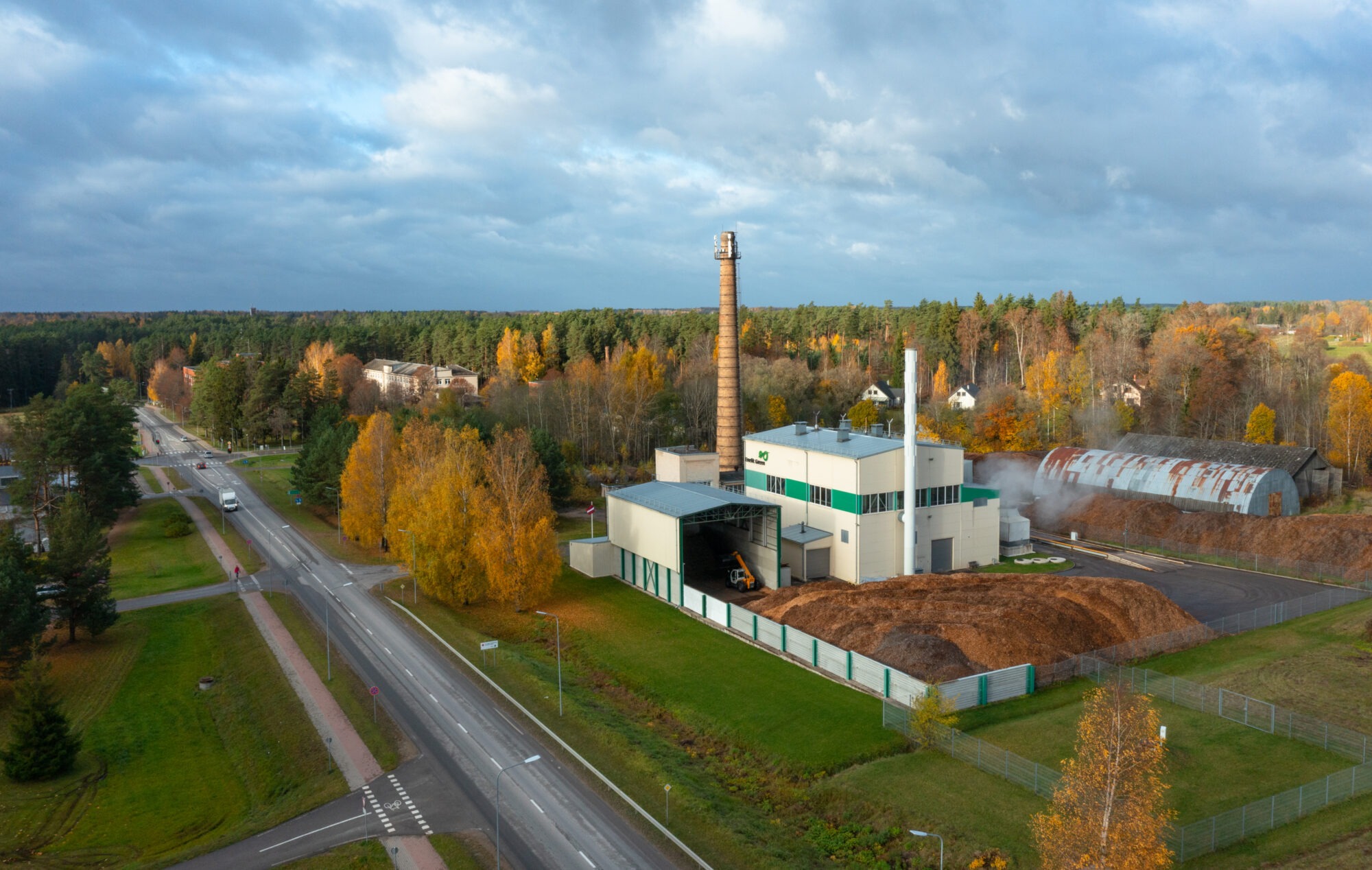 Koostootmisjaam Valkas, Lätis